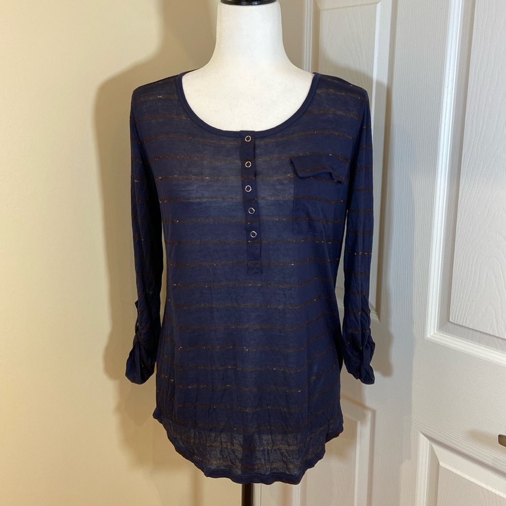 SPLENDID | Size M | navy blue long sleeves top